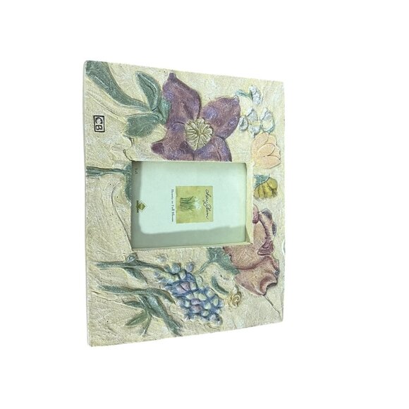 Cheri Blum Floral Embossed 3x5 Picture Frame By Fetco - Picture 3 of 6